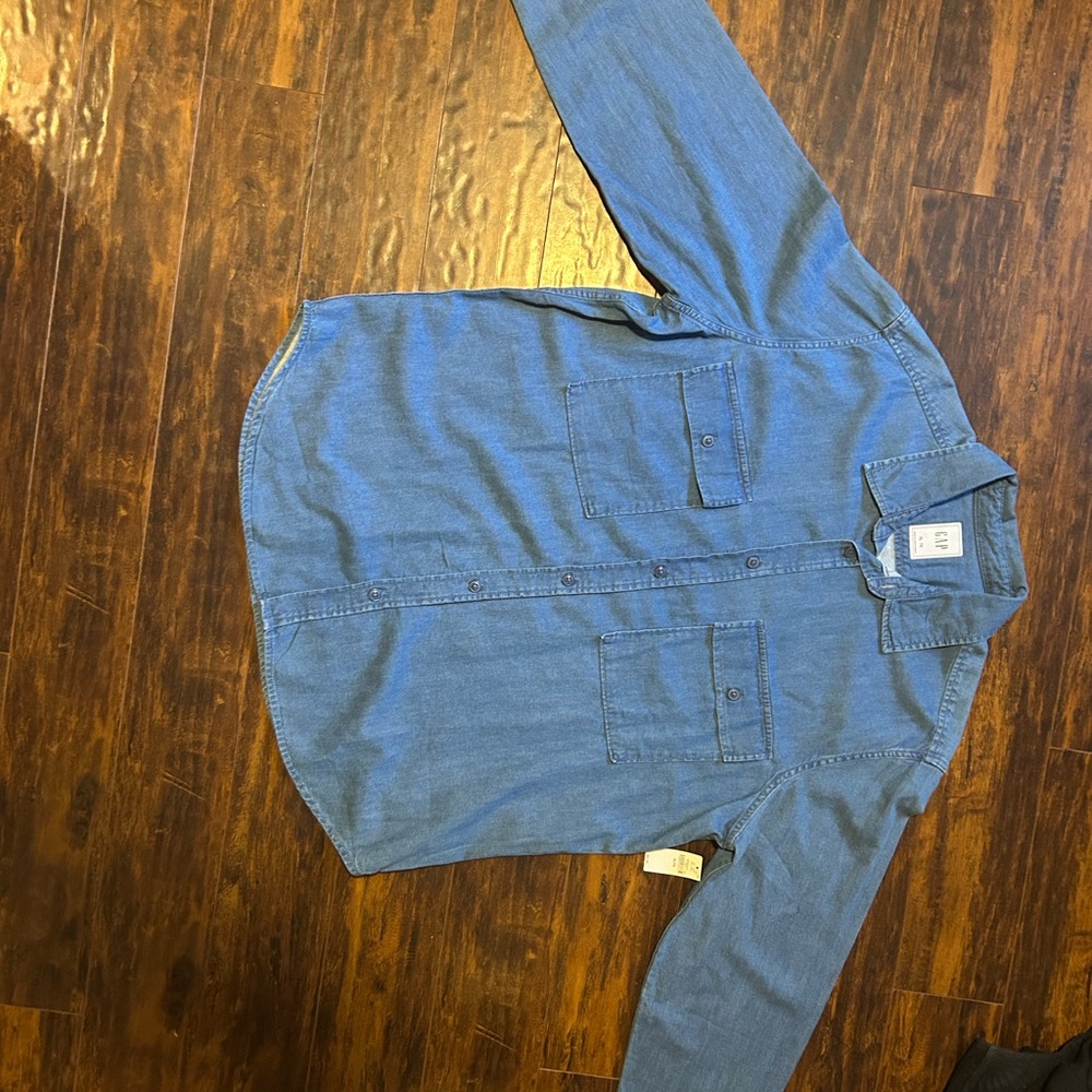 GAP Denim Blue Shirt